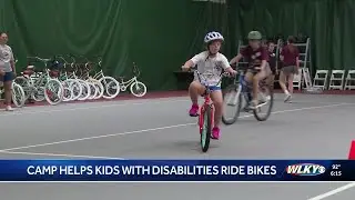 Camp in Louisville helps kids with disabilities ride bikes