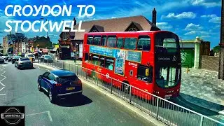 4K LONDON I rode bus 50 from Croydon to Stockwell join me on board