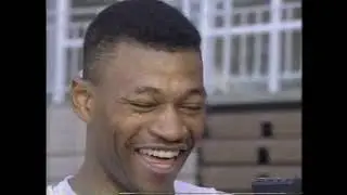 Boston Celtics Reggie Lewis Named Celtics Captain (1992-93 Season)