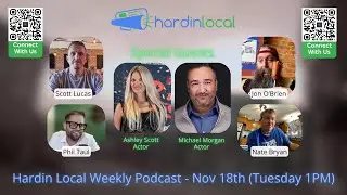Hardin Local w/ Special Guests: Ashley Scott & Micheal Morgan - Nov 18th @ 1PM - 2025E26