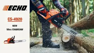 ECHO CS-4920 joins the family - new 50.1cc heavy duty farmer chainsaw.