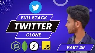 🔴26. Delete Post or Tweet | Full Stack Twitter Clone with Node, Express, MongoDB, Socket.io, Pug.js