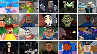 POCOYO PRISON RUN,NINA PRISON RUN!,BAD BOSS OBBY,ESCAPE EVIL,OBBY, ROBLOX JUMPSCARE'S
