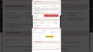 👆 WR1225 MTS SSC Phase 13 Vacancy details #aspirantvijay #sscphase13 #phase13exam #sscvacancy2025