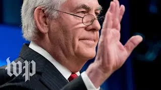 Tillerson says goodbye to State Department staff