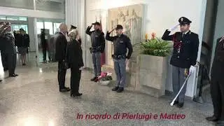 Bergamo, in questura cerimonia per i due poliziotti uccisi a Trieste