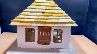 I Built a Mini Brick & Concrete House from Scratch — REAL Construction!