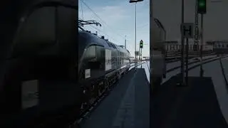 TSW 4: Trainspotting in Aachen Hbf,   BR 182 Sonderzug
