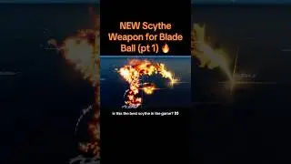NEW Flame Scythe in Blade Ball! 🔥