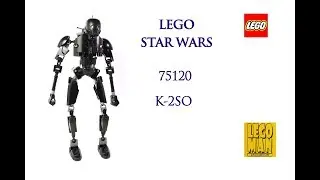 Lego Star Wars - 75120 - K-2SO - Stop Motion Built Animation - Legoman Animasyon