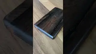 Exotic Wood Wireless charger #woodworking #exoticwood #wood #woodwork #wireless #charger