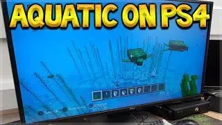 Minecraft Aquatic Update PS4 EARLY Preview! (PS4, 360, PS Vita, WiiU)
