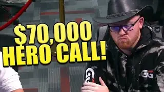 THE GREATEST HERO CALL OF MY LIFE! $70K POT ON LODGE LIVE!