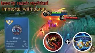 Barats Top Global Gameplay And Show The Best Build And Emblem For Easy Road To Mythical Imortal