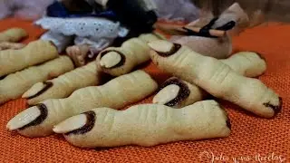 Galletas dedos de bruja 👌TERRORÍFICOS para Halloween