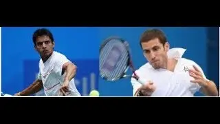 US OPEN 2014 Sanam Singh (IND) and Flavio Cipolla (ITA)