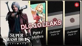 SMASH BROS ULTIMATE DLC 10 LEAKS DANTE AND ARTHUR MORGAN? (CHALLENGER PACK 10)
