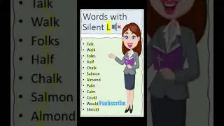 How to pronounce silent letter words with L #angrezibolnasikhe #subscribe #shortsvideo #shorts
