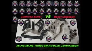 Corn Fed Boost VS Boost Obsession 3.8L L36 Ecotec V6 Commodore Turbo Manifolds Comparison