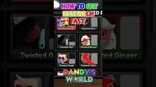 How To Get Research Fast In Dandy's World | Roblox