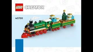 LEGO Instructions | Promotional | 40700 | Winter Holiday Train | Seasonal | Christmas