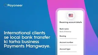Local Receiving Account - Overseas clients pay you via their local bank transfer!