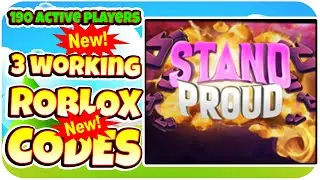 Stand Proud, Roblox GAME, ALL SECRET CODES, ALL WORKING CODES