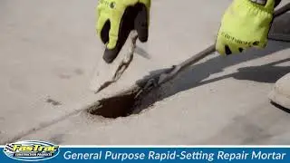 FasTrac Infinity Repair Mortar - Quick and Easy Concrete Repair