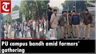 Heavy security at PU as farmers&rsquo; unions, student bodies rally for Senate poll notification