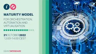 G&Eacute;ANT Infoshare: Maturity Model for Orchestration, Automation and Virtualisation | 21 October 2022