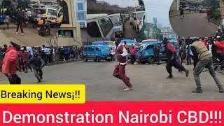 Nairobi CBD Dèmonstration