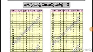 ap police constable final key17 march 2019