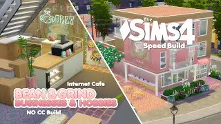 Bean and Grind, Hobbies and Businesses- The Sims 4 Speed Build