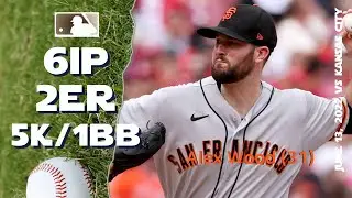 Alex Wood | June 13, 2022 | MLB highlights