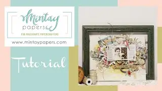 #20 | Mixed media canvas with mix of Mintay collections | Bipasha