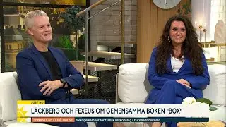 Läckberg och Fexeus skriver gemensam bok: ”Har gått över förväntan” | Nyhetsmorgon | TV4 & TV4 Play