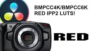 BMPCC4K | CUSTOM RED IPP2 LUTS!
