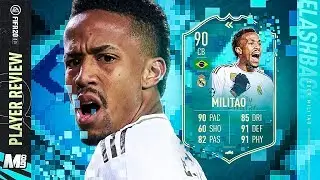 FLASHBACK EDER MILITAO PLAYER REVIEW | 90 FLASHBACK MILITAO REVIEW | FIFA 20 Ultimate Team