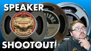 Speaker Shootout! Veteran 30 vs Hellatone 60 vs Classic Lead 80 - Bryan Does Gear 1