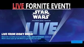 Fortnite | GAMEPLAY + STAR WARS LIVE EVENT | RISKY REELS @ 2PM EST! (No Commentary)