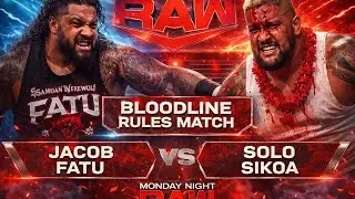 Jacob Fatu vs Solo Sikoa &ndash; Bloodline Rules Match | WWE RAW