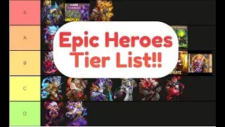 Castle Clash Epic Hero Tier List 2021