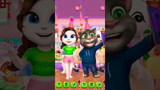 Talking Tom Vs Talking Angela Makeover By My Talking Angela 2 #talkingtom #mytalkingangela2 #makeup