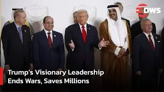 &ldquo;A New Dawn Rises&rdquo; &mdash; Trump Speech at Historic Peace Summit | DWS News | AC1F