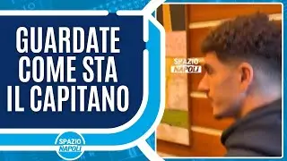 CONTROLLO AL GINOCCHIO PER DI LORENZO: guardate come sta il capitano!