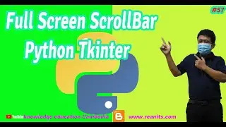 Full Screen ScrollBar-Python Tkinter