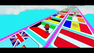Playing flag glass bridge 😊💗💝