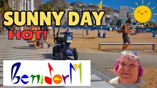 Benidorm Levante Promenade Sunny Day | Costa Blanca Travel Vlog #Benidorm #Levante #BenidormSpain