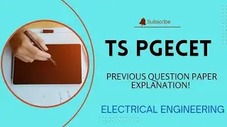TSPGECET 2025 Previous Year Paper(2024)✨ |Electrical Engineering| Detailed Solutions #tspgecet #exam