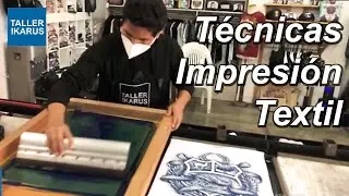 T&eacute;cnicas B&aacute;sicas sobre Impresion Textil con Tintas al agua